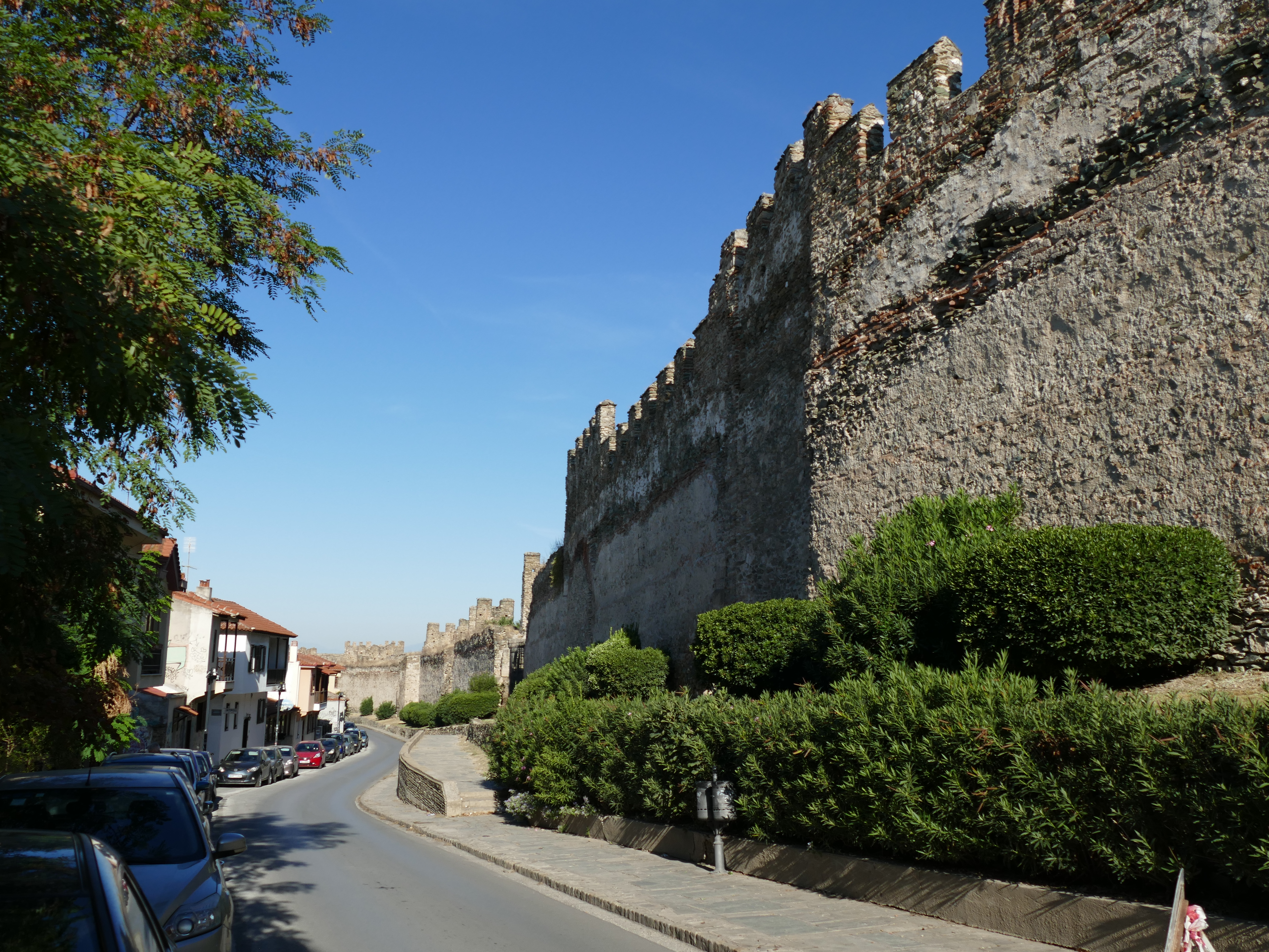 Byzantijnse muren in Thessaloniki 